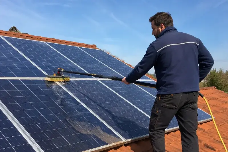 Nettoyage et entretien de panneaux solaires à Nostang